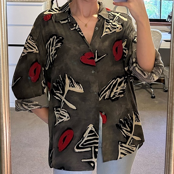 Spontini Paris Vintage Button-Down Shirt - Picture 2 of 10